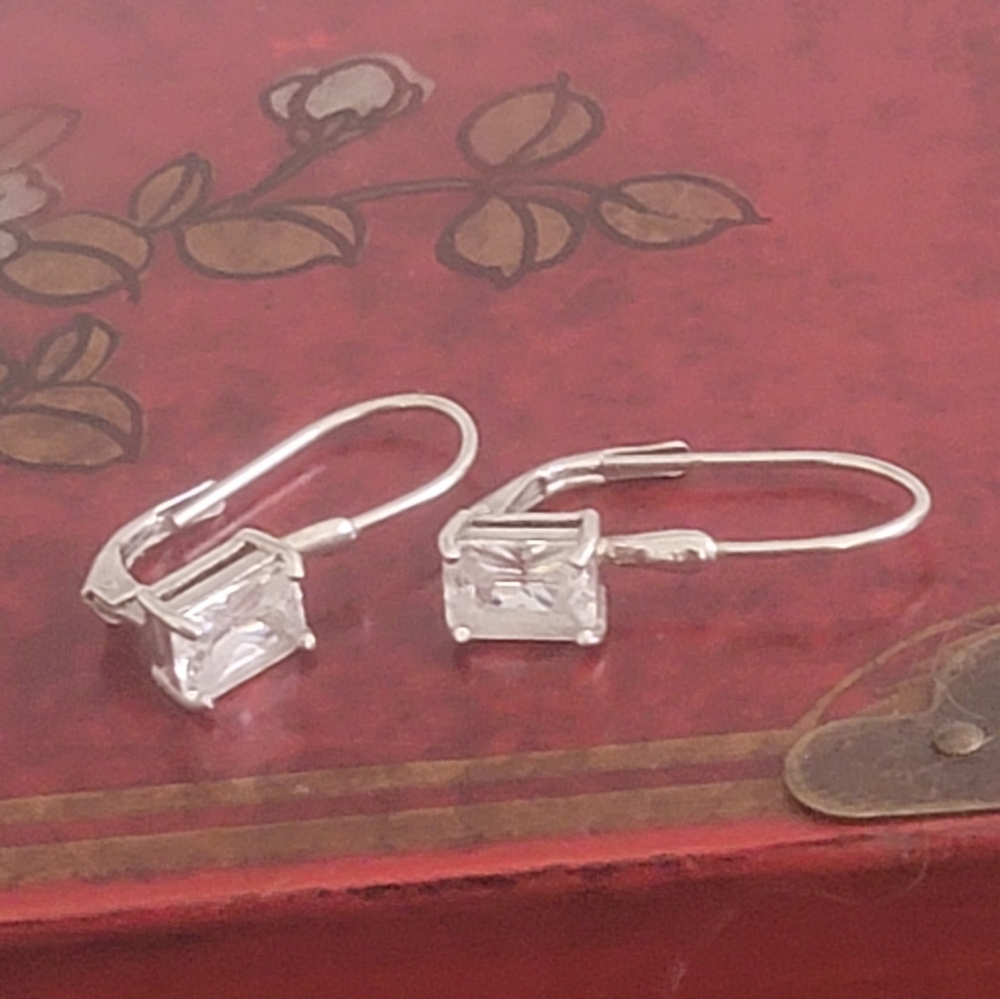 Elegant Silver Drop Earrings